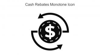 Cash Rebates Monotone Icon In Powerpoint Pptx Png And Editable Eps Format