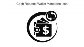Cash Rebates Wallet Monotone Icon In Powerpoint Pptx Png And Editable Eps Format