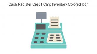 Cash Register Credit Card Inventory Colored Icon In Powerpoint Pptx Png And Editable Eps Format