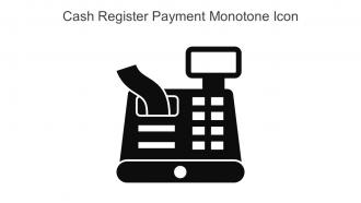 Cash Register Payment Monotone Icon In Powerpoint Pptx Png And Editable Eps Format