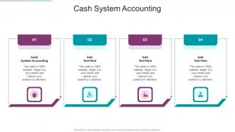 Cash System Accounting In Powerpoint And Google Slides Cpb