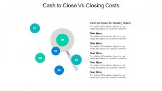 Cash to close vs closing costs ppt powerpoint presentation summary information cpb