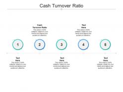 Cash turnover ratio ppt powerpoint presentation infographics layout cpb