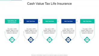 Cash Value Tax Life Insurance In Powerpoint And Google Slides Cpb