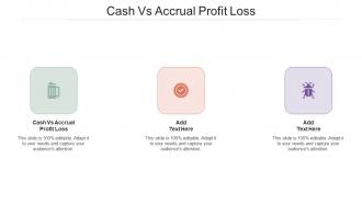Cash Vs Accrual Profit Loss In Powerpoint And Google Slides Cpb