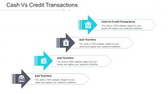 Cash Vs Credit Transactions Ppt Powerpoint Presentation File Good Cpb