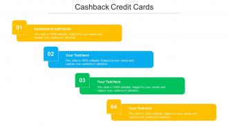 Cashback Credit Cards Ppt Powerpoint Presentation Templates Cpb