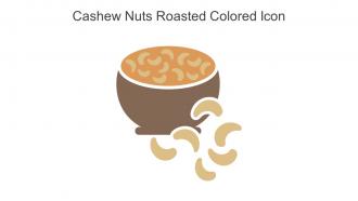 Cashew Nuts Roasted Colored Icon In Powerpoint Pptx Png And Editable Eps Format