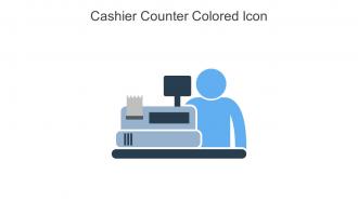 Cashier Counter Colored Icon In Powerpoint Pptx Png And Editable Eps Format