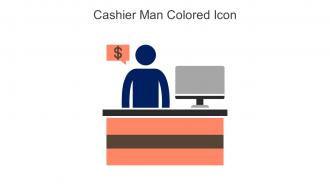 Cashier Man Colored Icon In Powerpoint Pptx Png And Editable Eps Format