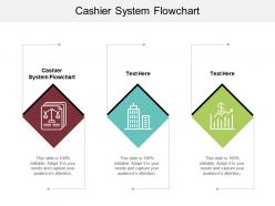Cashier system flowchart ppt powerpoint presentation icon clipart images cpb
