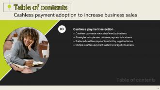 Cashless Payment Adoption To Increase Business Sales Powerpoint Presentation Slides Adaptable Customizable