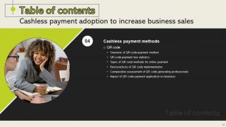 Cashless Payment Adoption To Increase Business Sales Powerpoint Presentation Slides Appealing Compatible