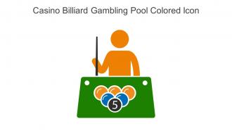 Casino Billiard Gambling Pool Colored Icon In Powerpoint Pptx Png And Editable Eps Format