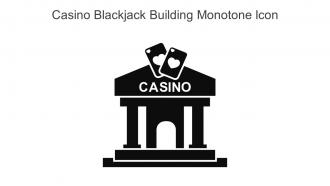 Casino Blackjack Building Monotone Icon In Powerpoint Pptx Png And Editable Eps Format