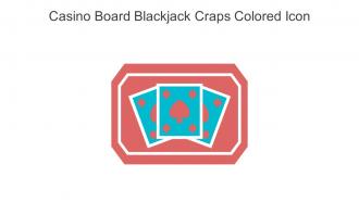 Casino Board Blackjack Craps Colored Icon In Powerpoint Pptx Png And Editable Eps Format