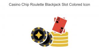 Casino Chip Roulette Blackjack Slot Colored Icon In Powerpoint Pptx Png And Editable Eps Format