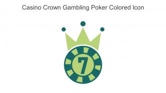 Casino Crown Gambling Poker Colored Icon In Powerpoint Pptx Png And Editable Eps Format