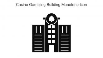 Casino Gambling Building Monotone Icon In Powerpoint Pptx Png And Editable Eps Format