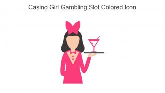 Casino Girl Gambling Slot Colored Icon In Powerpoint Pptx Png And Editable Eps Format