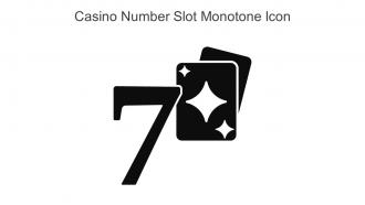 Casino Number Slot Monotone Icon In Powerpoint Pptx Png And Editable Eps Format