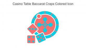 Casino Table Baccarat Craps Colored Icon In Powerpoint Pptx Png And Editable Eps Format
