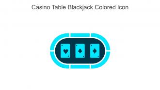 Casino Table Blackjack Colored Icon In Powerpoint Pptx Png And Editable Eps Format