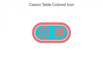 Casino Table Colored Icon In Powerpoint Pptx Png And Editable Eps Format