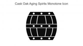 Cask Oak Aging Spirits Monotone Icon In Powerpoint Pptx Png And Editable Eps Format