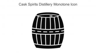 Cask Spirits Distillery Monotone Icon In Powerpoint Pptx Png And Editable Eps Format