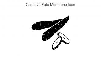 Cassava Fufu Monotone Icon In Powerpoint Pptx Png And Editable Eps Format