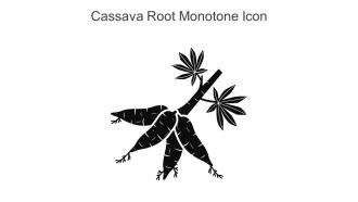 Cassava Root Monotone Icon In Powerpoint Pptx Png And Editable Eps Format