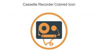 Cassette Recorder Colored Icon In Powerpoint Pptx Png And Editable Eps Format