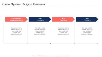 Caste System Religion Business In Powerpoint And Google Slides Cpb