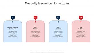 Casualty Insurance Home Loan In Powerpoint And Google Slides Cpb