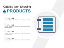 Catalog icon showing 4 products