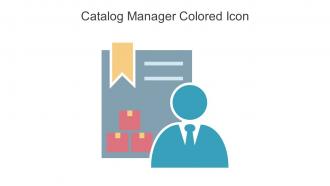 Catalog Manager Colored Icon In Powerpoint Pptx Png And Editable Eps Format