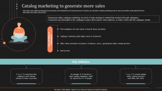 Catalog Marketing To Generate More Sales Ultimate Guide To Direct Mail Marketing Strategy