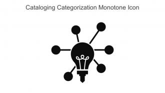 Cataloging Categorization Monotone Icon In Powerpoint Pptx Png And Editable Eps Format