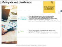 Catalysts and headwinds ppt powerpoint presentation show