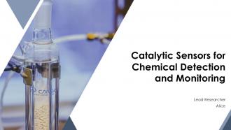 Catalytic Sensors Chemical Detection Environmental Monitoring PPT Slides ST AI