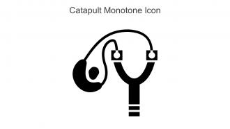 Catapult Monotone Icon In Powerpoint Pptx Png And Editable Eps Format