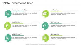 Catchy Presentation Titles Advice Writers Job In Powerpoint And Google Slides Cpb
