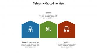 Categorie group interview ppt powerpoint presentation infographics guide cpb