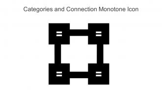 Categories And Connection Monotone Icon In Powerpoint Pptx Png And Editable Eps Format