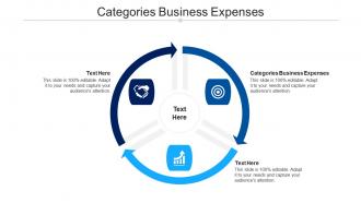 Categories business expenses ppt powerpoint presentation portfolio vector cpb