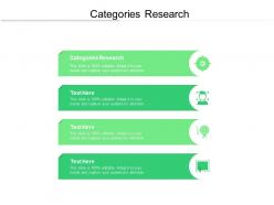 Categories research ppt powerpoint presentation inspiration infographic template cpb