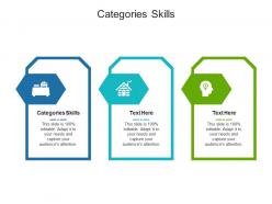 Categories skills ppt powerpoint presentation summary styles cpb