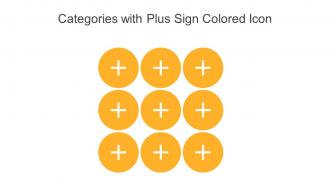 Categories With Plus Sign Colored Icon In Powerpoint Pptx Png And Editable Eps Format