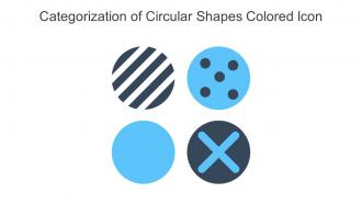 Categorization Of Circular Shapes Colored Icon In Powerpoint Pptx Png And Editable Eps Format